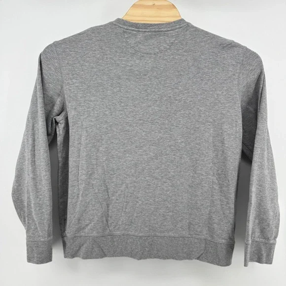 Polo Ralph Lauren Crewneck Sweatshirt Mens Large Heather Grey Cotton Blend Soft - Picture 3 of 7